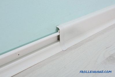 How to install a plinth: plastic, MDF or wooden How to install a plinth: plastic, MDF or wooden