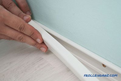 How to install a plinth: plastic, MDF or wooden How to install a plinth: plastic, MDF or wooden