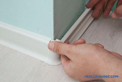 How to install a plinth: plastic, MDF or wooden How to install a plinth: plastic, MDF or wooden