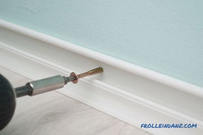 How to install a plinth: plastic, MDF or wooden How to install a plinth: plastic, MDF or wooden