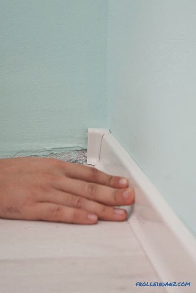 How to install a plinth: plastic, MDF or wooden How to install a plinth: plastic, MDF or wooden