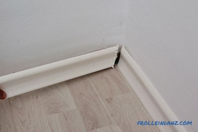 How to install a plinth: plastic, MDF or wooden How to install a plinth: plastic, MDF or wooden